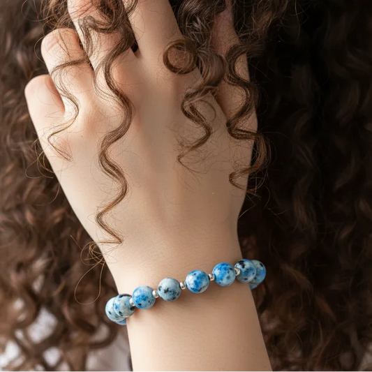Bracelet en K2 (Azurite et Granite)