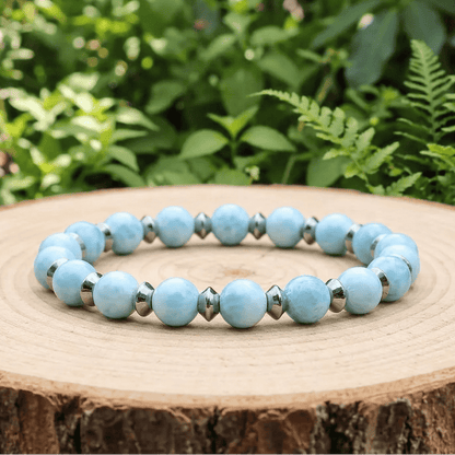 Bracelet en Larimar en 2 styles au choix