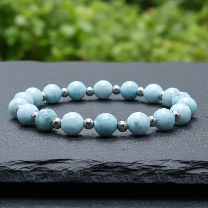 Bracelet en Larimar en 2 styles au choix