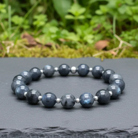 Bracelet en Larvikite