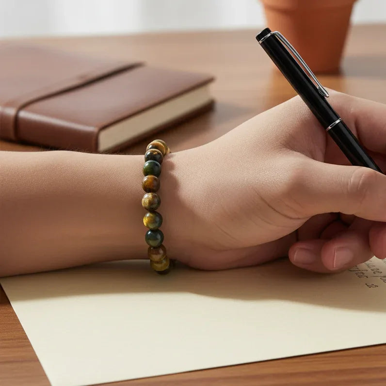 Bracelet en Nellite (Pietersite)