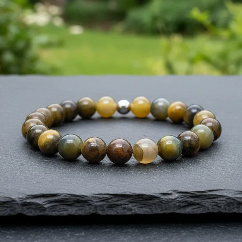 Bracelet en Nellite (Pietersite)