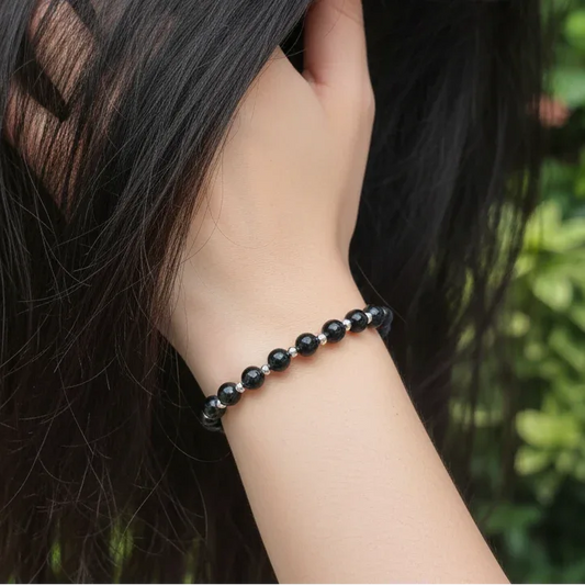 Bracelet en Obsidienne dorée 6mm - ENAE Minéraux