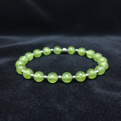 Bracelet en Péridot 7mm