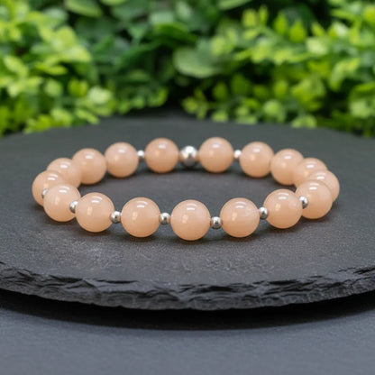 Bracelet en Pierre de Lune pêche