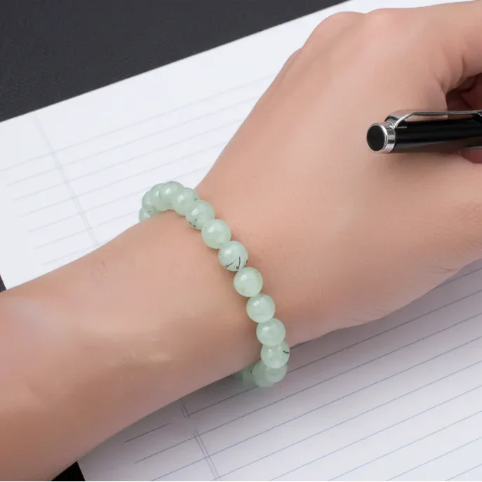 Bracelet en Prehnite