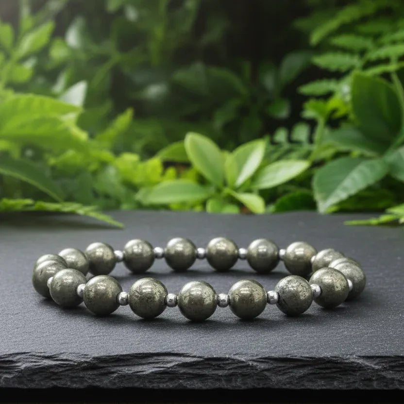 Bracelet en Pyrite