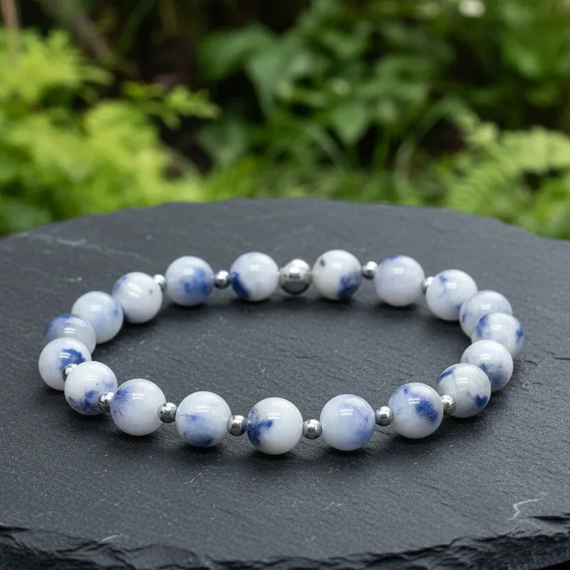 Bracelet en Quartzite à Dumortiérite