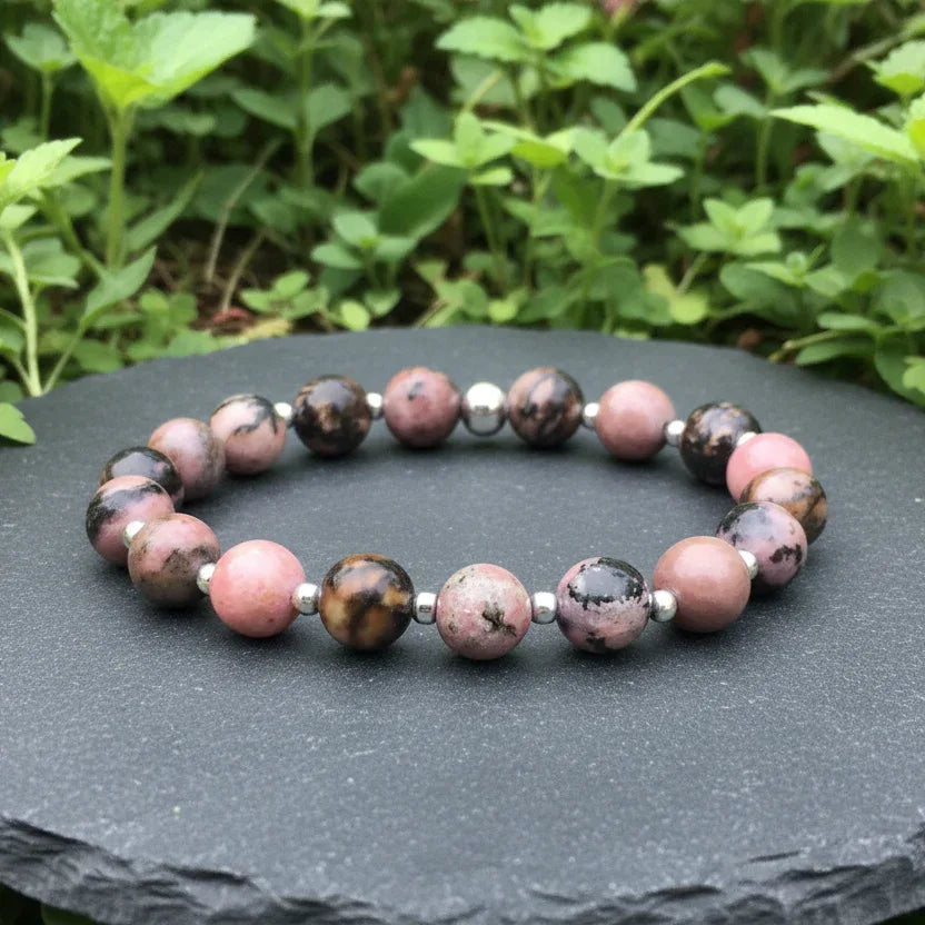 Bracelet en Rhodonite
