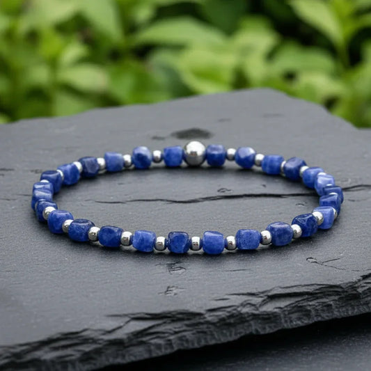 Bracelet en Sodalite 4mm