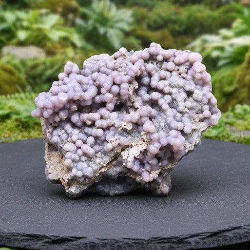 Calcédoine botryoïdale ou grappe brute 233g (MB162)