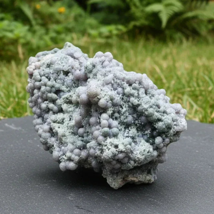 Calcédoine botryoïdale (ou grappe) brute 395g (MB128)