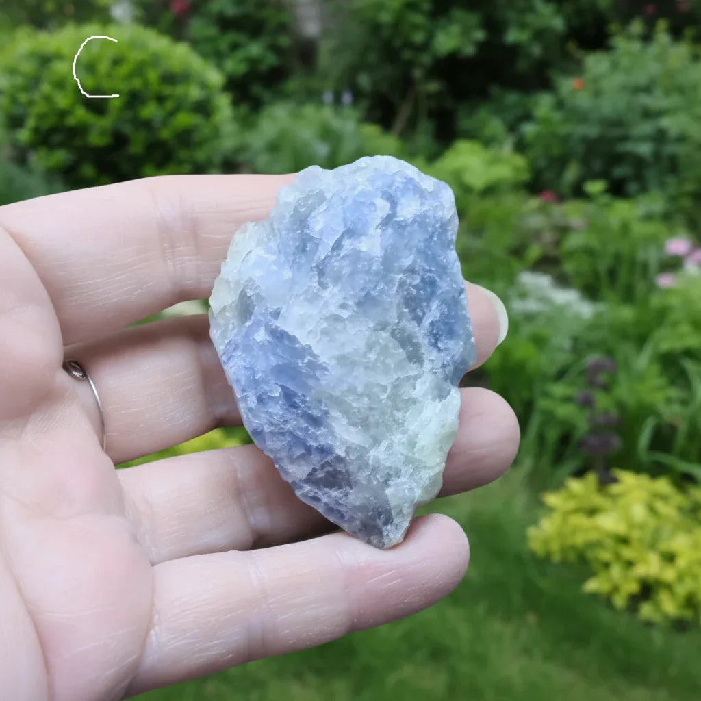 Calcite bleue brute au choix (MB556)