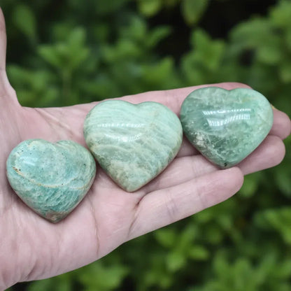 Cœur en Amazonite (PRGFL275)