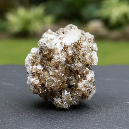 Datolite et petits cristaux de Calcite brute 33g (MB448)