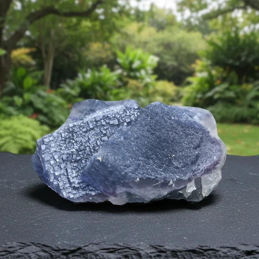 Fluorite bleu-verte brute 207g (MB402)