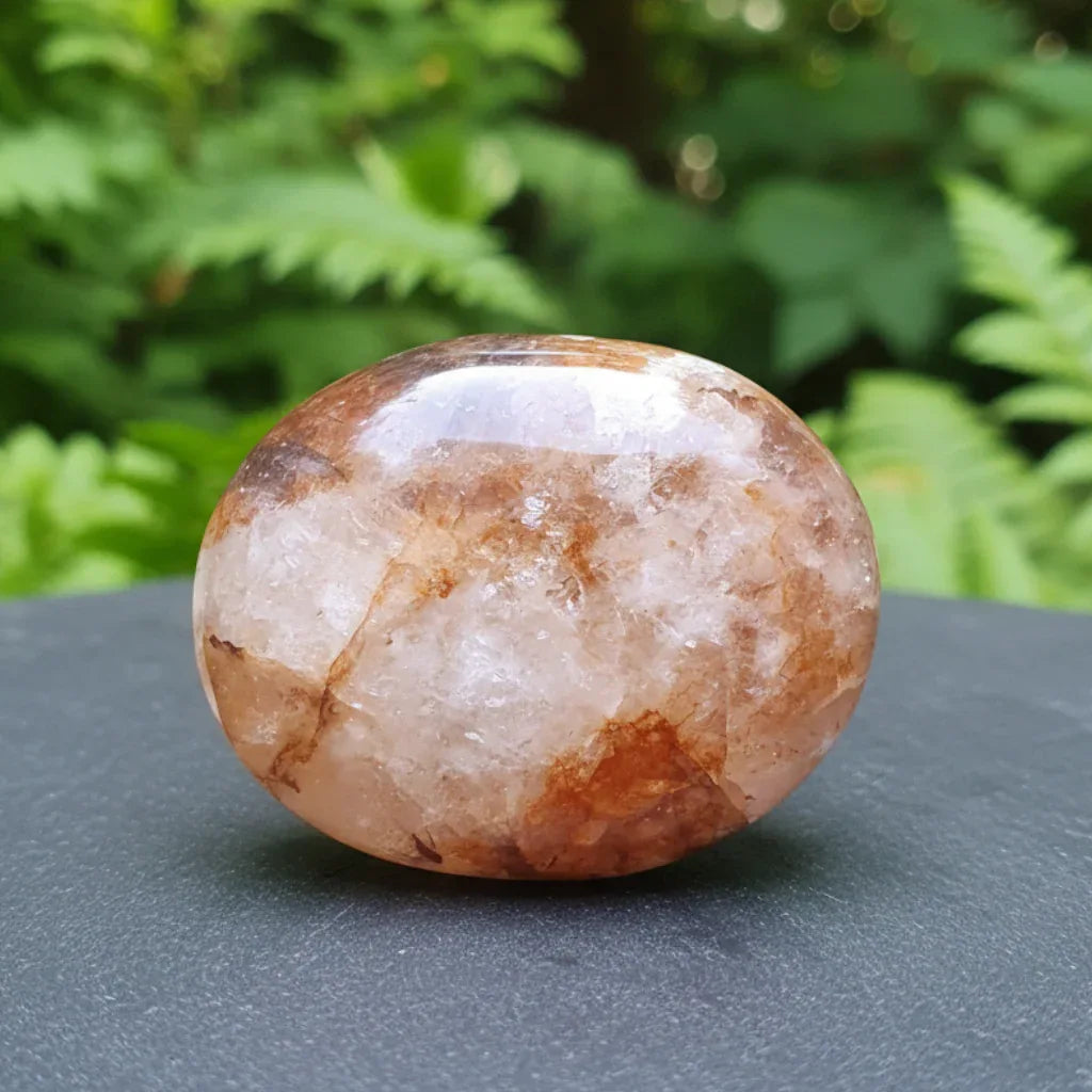 Galet en Quartz hématoïde 129g (PRGFL722)