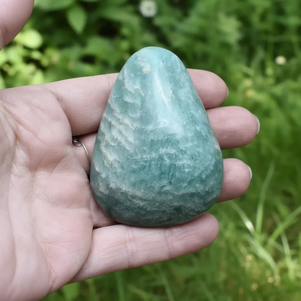 Galet en Amazonite 92g (PRGFL636-4)