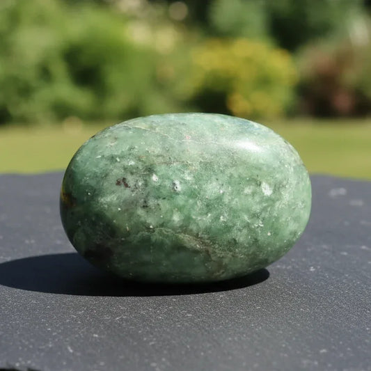 Galet en Chrysoprase 83g (PRGFL635-7)