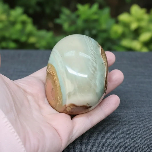 Galet poli en Jaspe Polychrome 234g (PRGFL359-13)