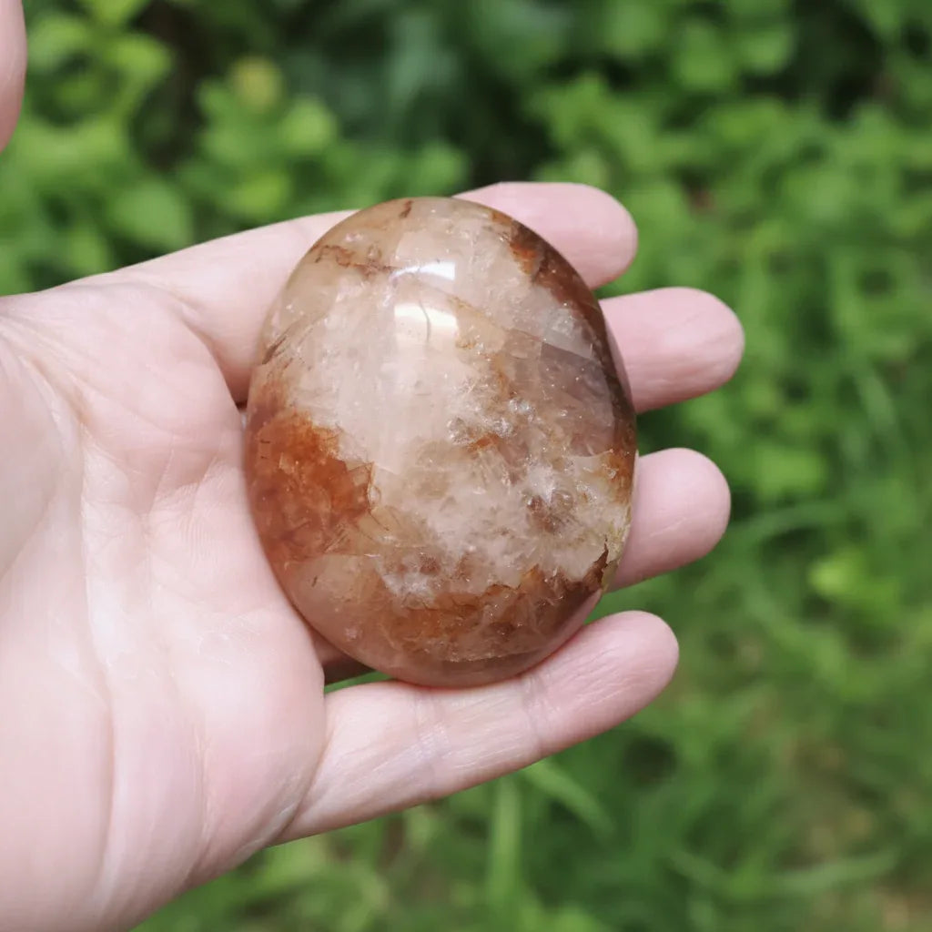 Galet en Quartz hématoïde 129g (PRGFL722)