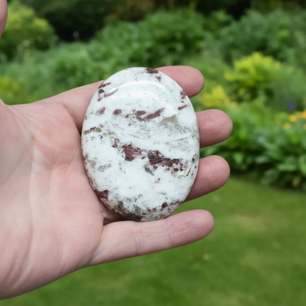 Galet en Tourmaline rose (Rubellite) 107g (PRGFL526-8)