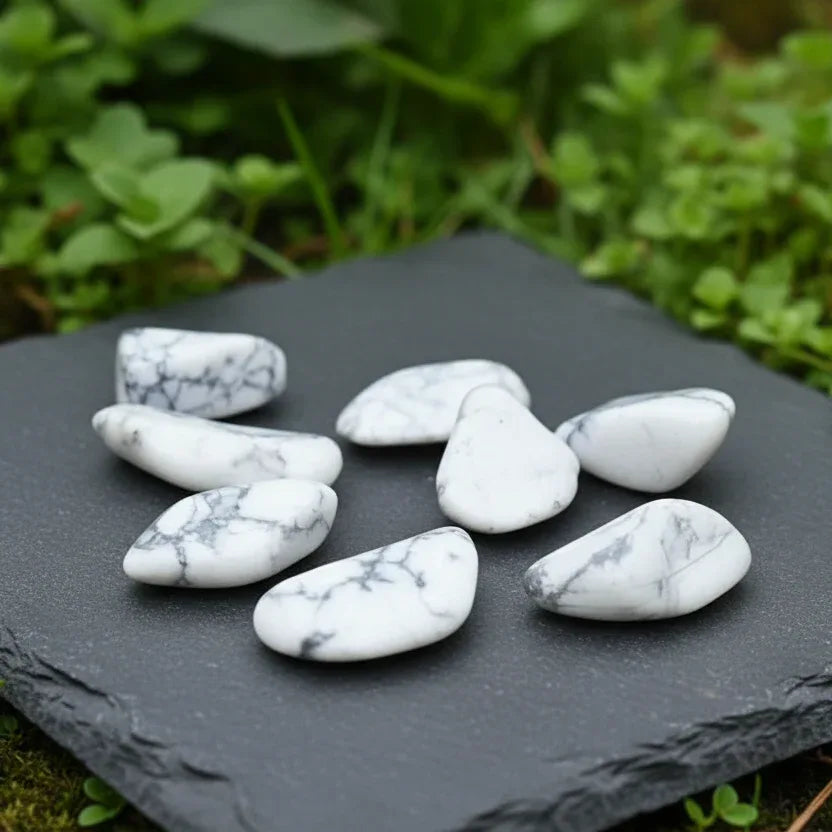 Howlite - Pierre roulée (PRGFL438)