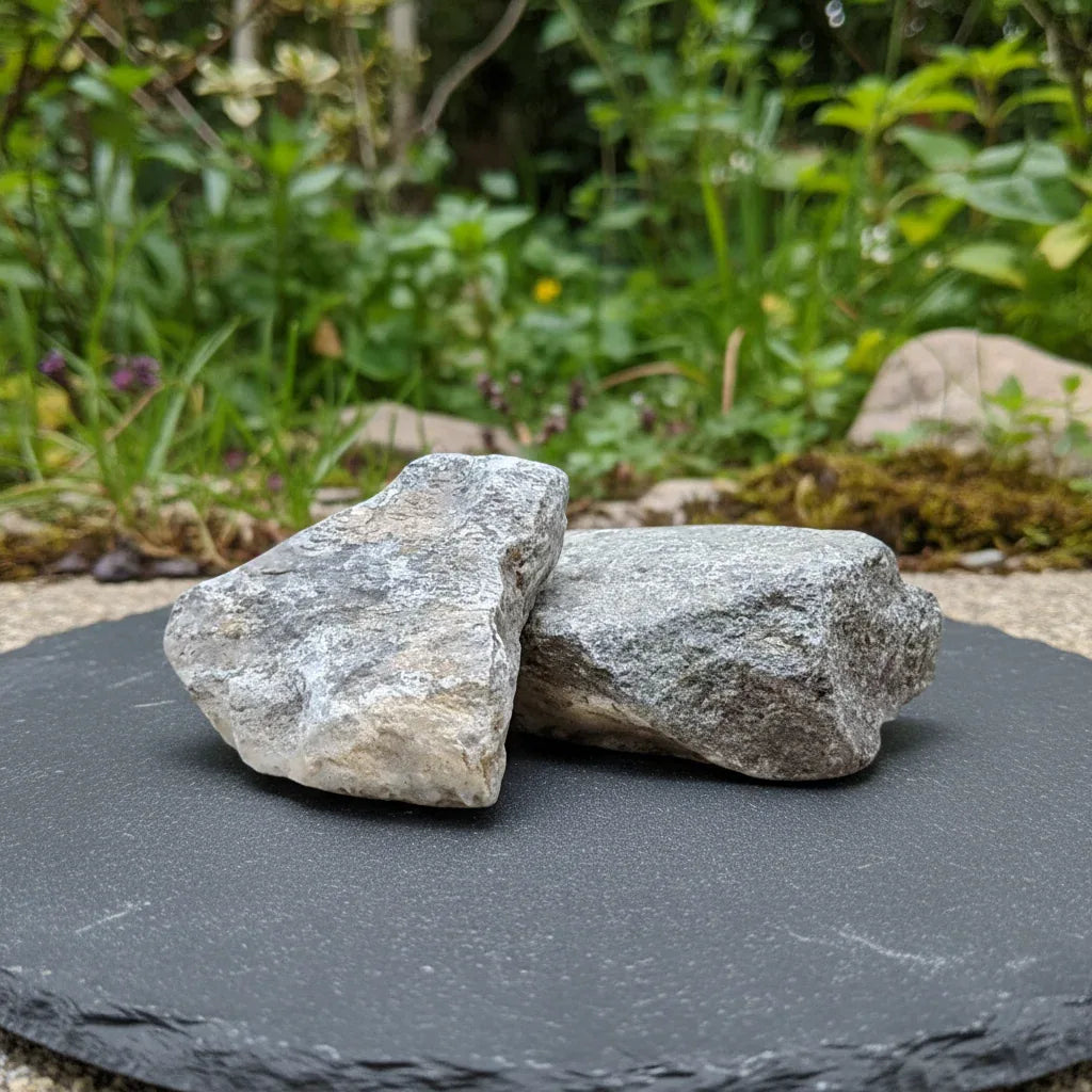 Lot de 2 os de dinosaure fossilisé brut (MB530-2)