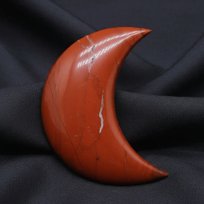 Lune polie en Jaspe rouge 135g (PRGFL397-8)