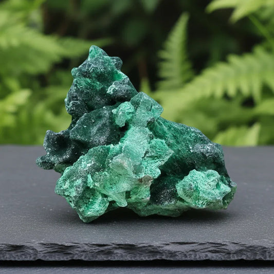 Malachite fibreuse brute 44g (MB495-7)