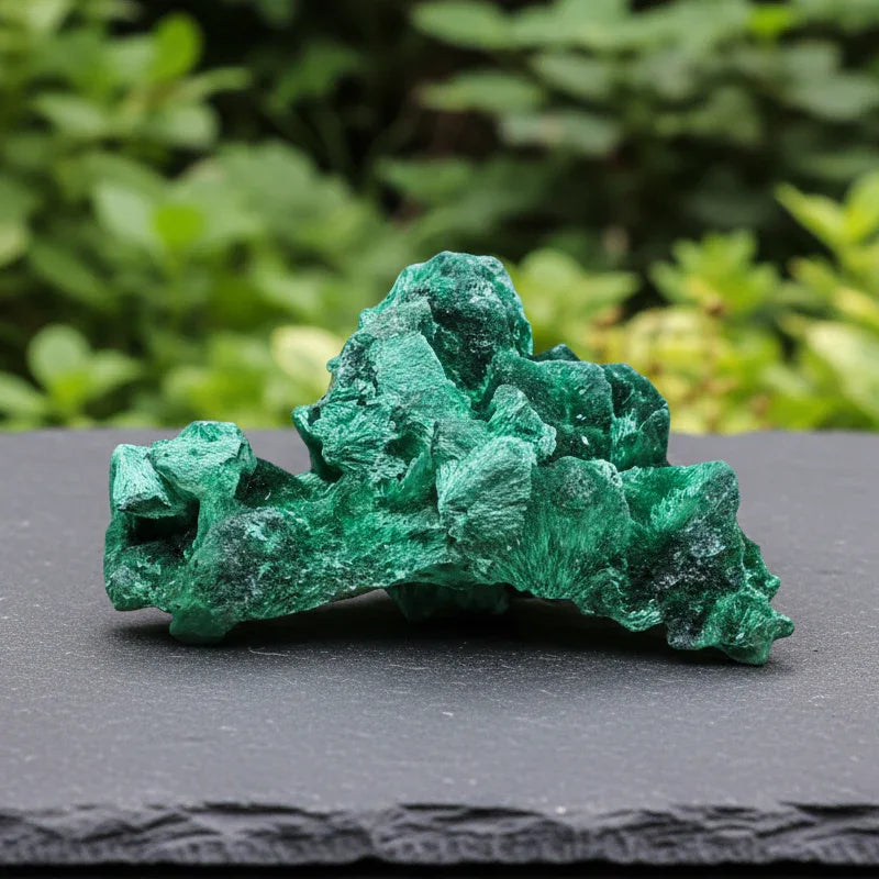 Malachite fibreuse brute 44g (MB495-7)
