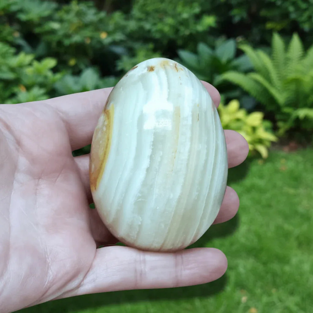 Œuf en Aragonite et Calcite 262g (PRGFL620-7)
