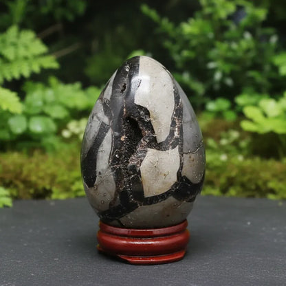 Œuf en Septaria brut et poli 146g (PRGFL588-12)