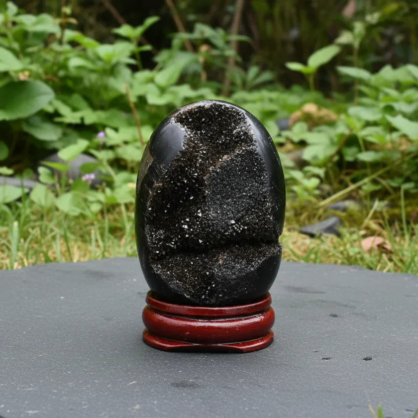 Œuf en Septaria brut et poli 94g (PRGFL588-1)