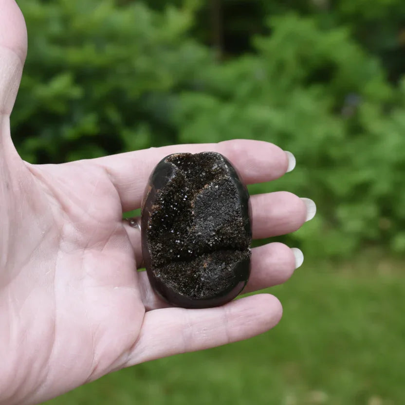 Œuf en Septaria brut et poli 94g (PRGFL588-1)