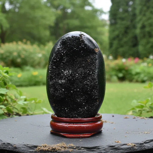 Œuf en Septaria brut et poli 83g (PRGFL588-2)