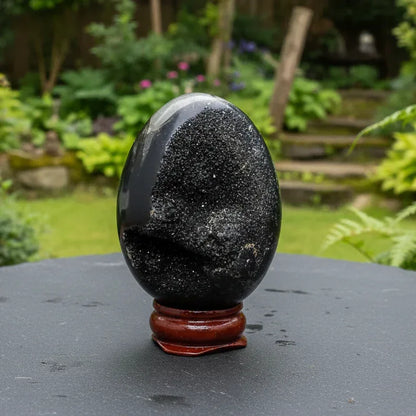 Œuf en Septaria brut et poli 102g (PRGFL588-6)