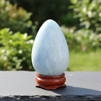 Œuf en Calcite bleue 94g (PRGFL612-2)