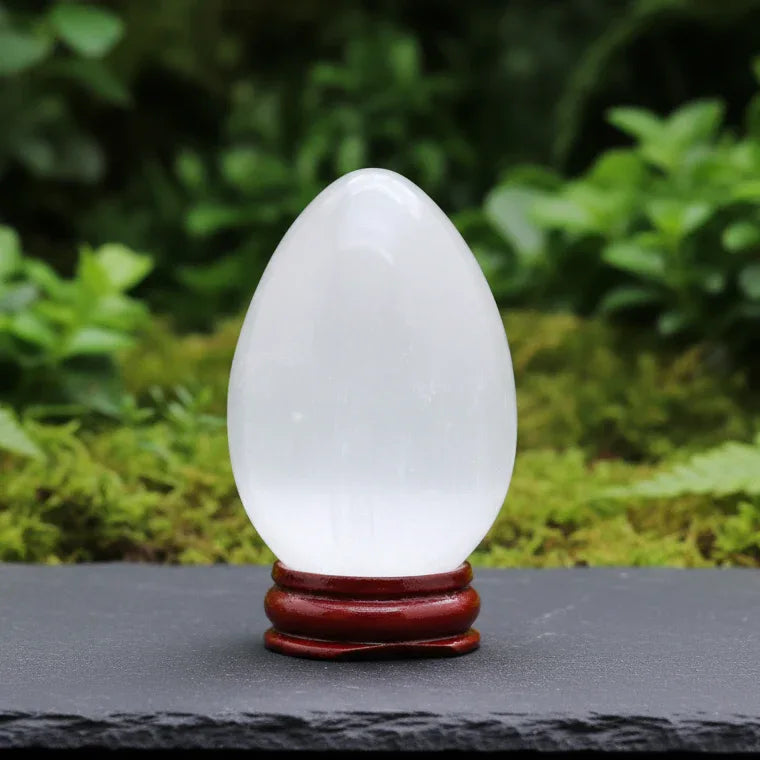 Œuf en Sélénite 151g (PRGFL386-4)