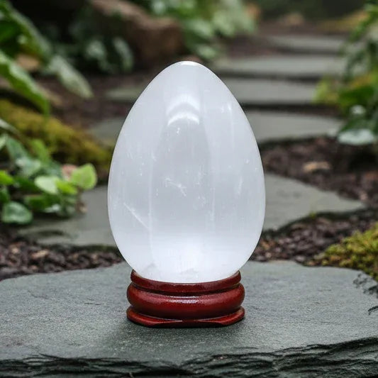 Œuf en Sélénite 151g (PRGFL386-4)