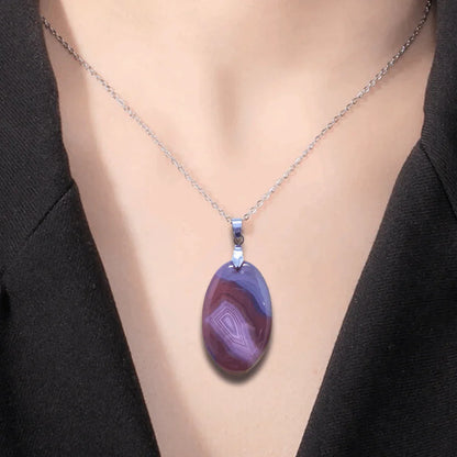 Pendentif en Agate du Botswana (PE2028)