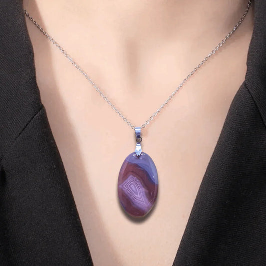 Pendentif en Agate du Botswana (PE2028)