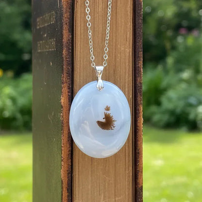 Pendentif en Agate à dendrites (PE1808)