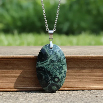 Pendentif facetté en Rhyolite Kambaba (PE1802)