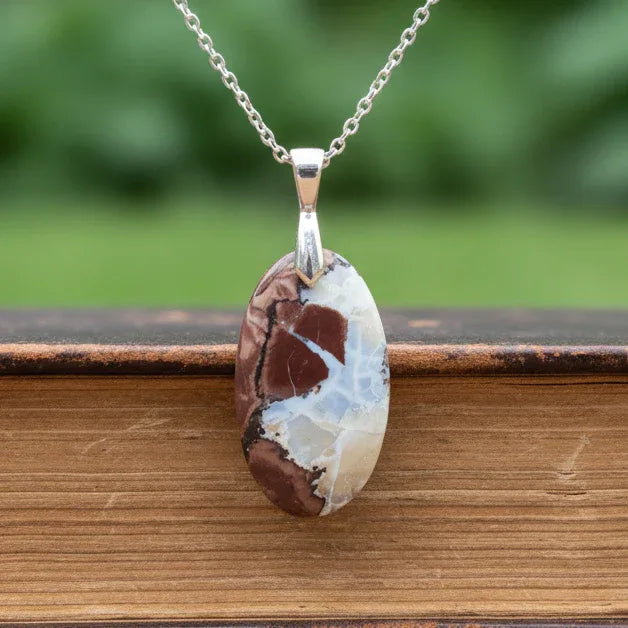 Pendentif en Lithophyse (Rhyolite) (PE1598)