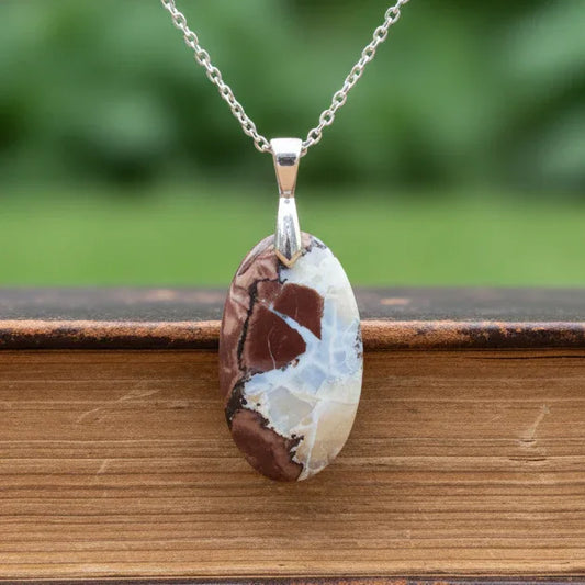 Pendentif en Lithophyse (Rhyolite) (PE1598)