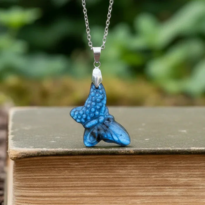 Pendentif papillon en Labradorite (PE1997-2)