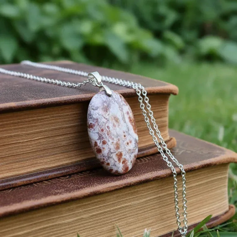 Pendentif en Rhyolite Œil d'Oiseau (PE836)