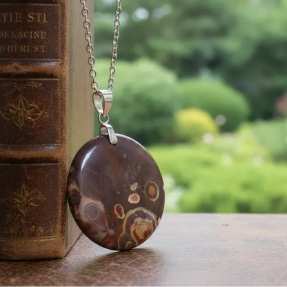 Pendentif en Rhyolite Œil d'Oiseau (PE898)