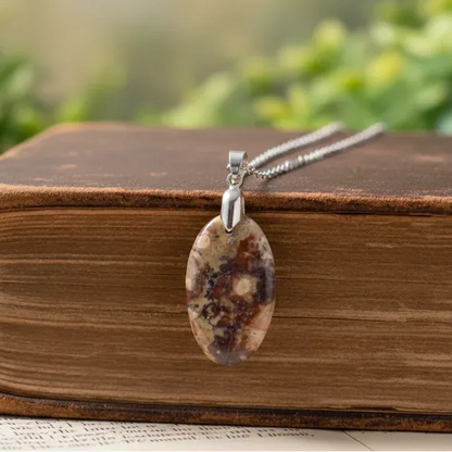 Pendentif en Rhyolite Œil d'Oiseau (PE837)